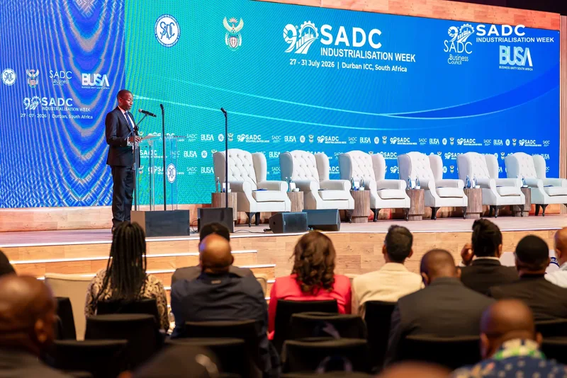 SADC Industrialisation Week 2026 — conference stage and discussions