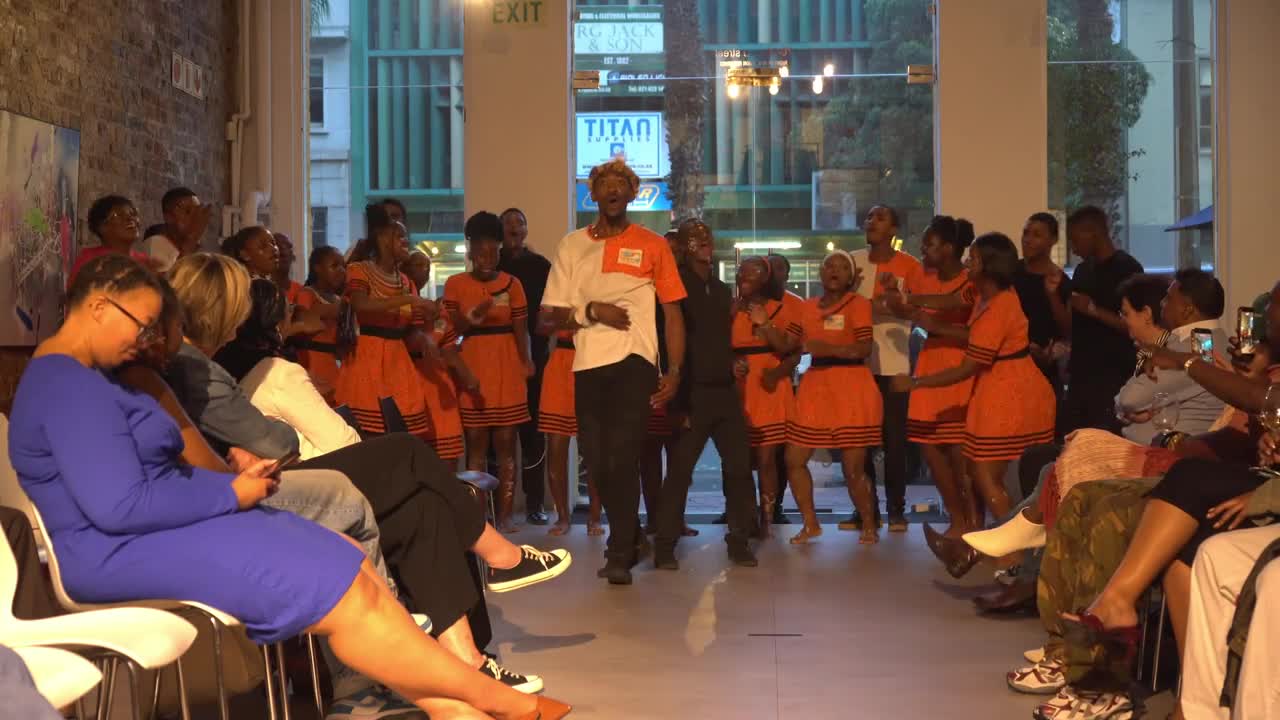 A live vocal performance at Simply Complex Africa